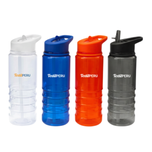 Botella Deportiva Translúcida con Sorbete