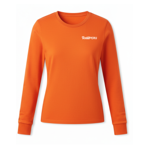 Camiseta Manga Larga Naranja